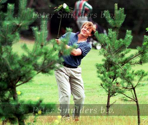Hilversum 23 maart 2002
Prins Friso tijdens een rondje golf op de Hilversumsche
