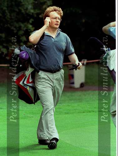 Hilversum 23 maart 2002
Prins Friso tijdens een rondje golf op de Hilversumsche
