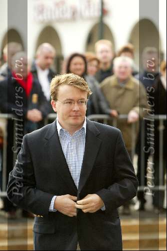 Scheveningen 27 januari 2002
Brunch van Maxima en Prins Willem Alexander in het Kurhaus. 
Prins  Friso