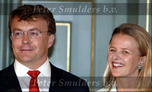 Den Haag 30 juni 2003
Verloving Mabel Wisse Smit  en Prins Friso  op huis ten bosch.