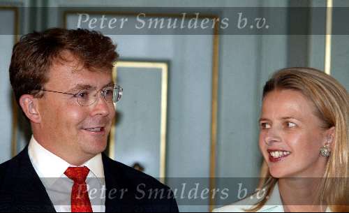 Den Haag 30 juni 2003
Verloving Mabel Wisse Smit r en Prins Friso  op huis ten bosch.