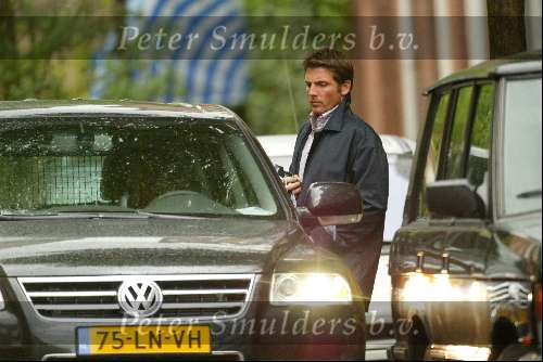 Amsterdam 1 mei 2003
Prins Maurits met zijn nieuwe VW Toureg
