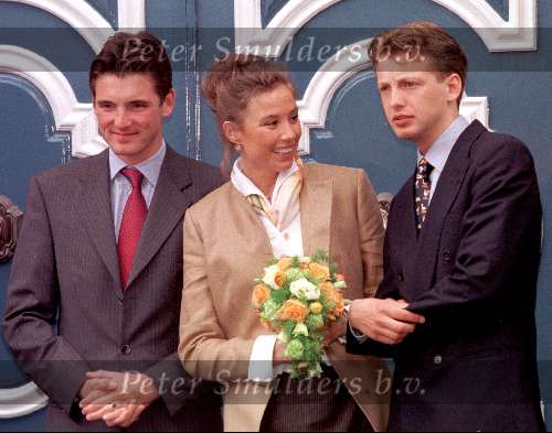 Apeldoorn 18 Oktober 1998
Prinses Marilene met haar man Prins Maurits en haar zwager Prins Floris