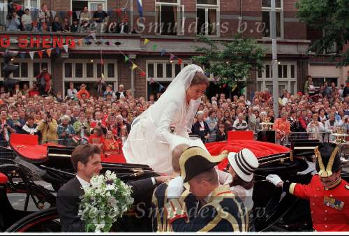 Apeldoorn, 30 Mei 1998 Trouwen Prinses Marilene en Prins Maurits.