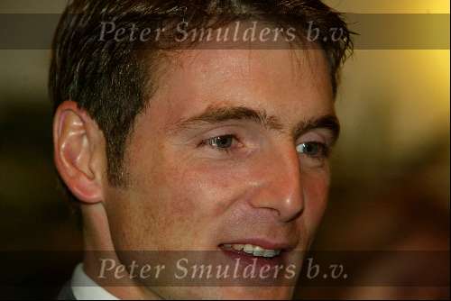 Amsterdam 30 oktober 2002
Prins Maurits gaat op de fiets Lucas aangeven