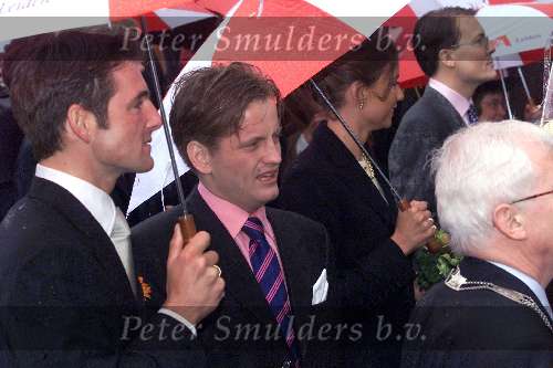 Leiden, 29 april 2000
Koninginnedag 2000
Prins Maurits, Prins Pieter Christiaan, Prinses Marilene en Prins Constatijn