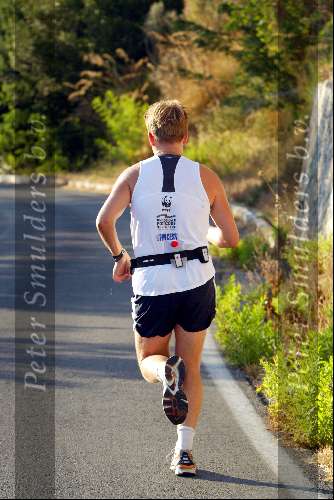 Porto Ercole 20 juli 2003
Prins Pieter Christiaan tijdens het trimmen