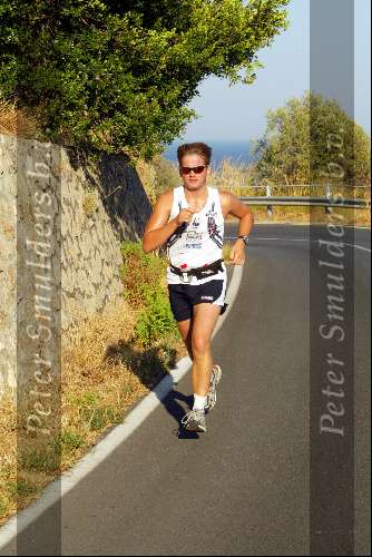 Porto Ercole 20 juli 2003
Prins Pieter Christiaan tijdens het trimmen