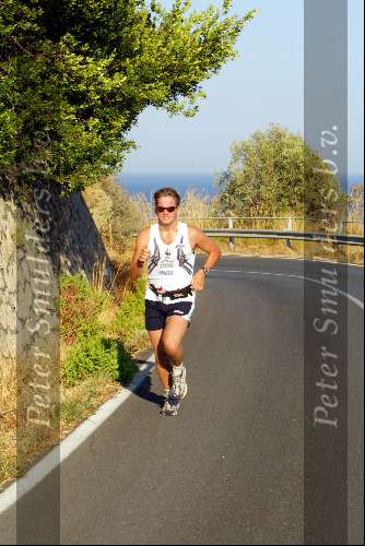 Porto Ercole 20 juli 2003
Prins Pieter Christiaan tijdens het trimmen