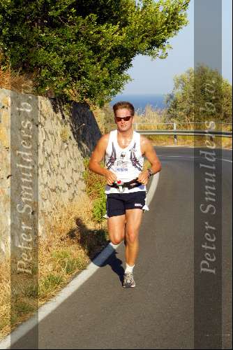 Porto Ercole 20 juli 2003
Prins Pieter Christiaan tijdens het trimmen