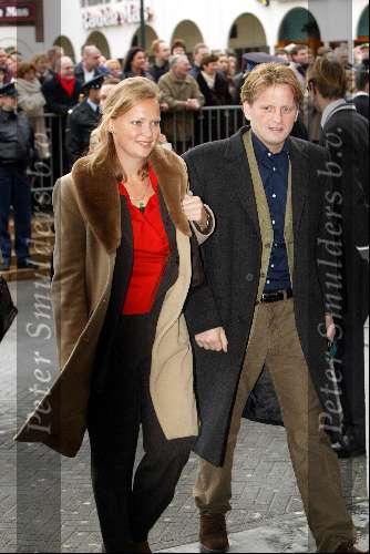 Scheveningen 27 januari 2002
Brunch van Maxima en Prins Willem Alexander in het Kurhaus. 
prinses Carolina en Prins Pieter Christiaan