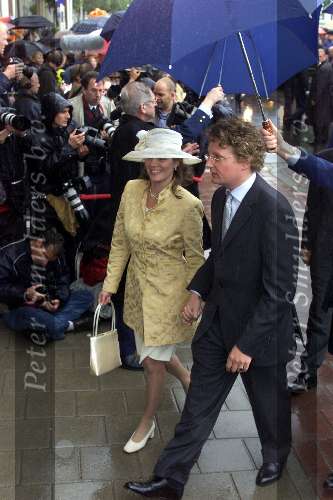 Den Haag 17 mei 2001
Trouwen Prins Constantijn en Prinses Laurentien Brinkhorst.
Prinses Annette en Prins Bernhard Jr.
Veel Pers