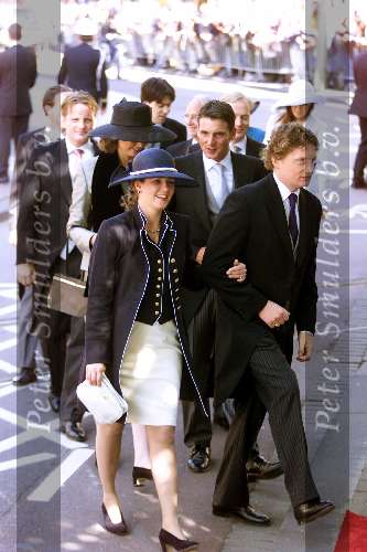 Den Haag 19 mei 2001
Laurentien Brinkhorst en Prins Constantijn trouwen voor de kerk.
Prinses Annette en Prins Bernhard jr