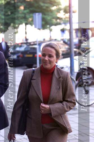 Amsterdam 23 september 2001
Prins Maurits en Prinses Marilene hun dochter Anna word gedoopt.
 Prinses Annette