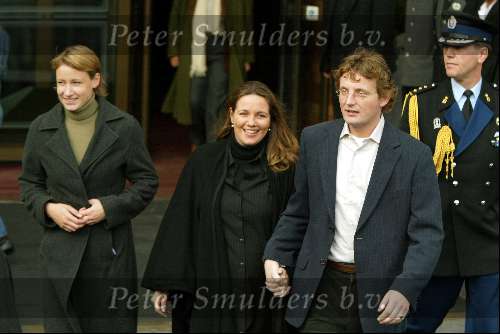 Scheveningen 27 januari 2002
Brunch van Maxima en Prins Willem Alexander in het Kurhaus. 
Prins Bernhard Jr en Prinses Annette