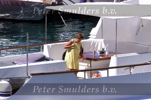 Porto Ercole 1 augustus 2000
Prinses Christina bij de Jumbo VI