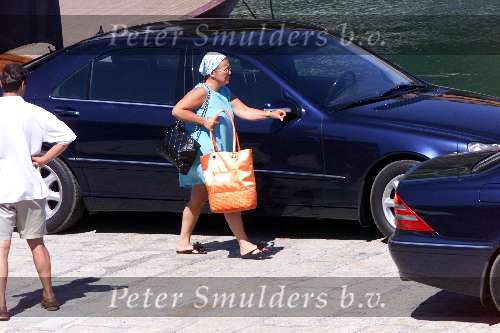 Porto Ercole 1 augustus 2000
Prinses Christina bij de Jumbo VI