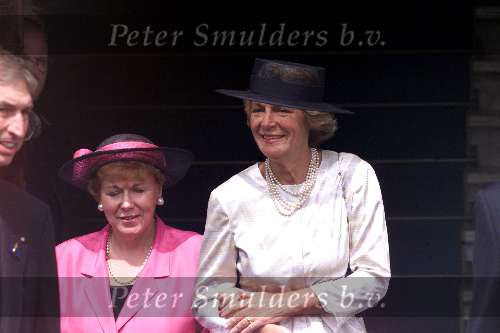 Den Haag 17 mei 2001
Trouwen Prins Constantijn en Prinses Laurentien Brinkhorst.
Prinses Irene en Prinses Christina