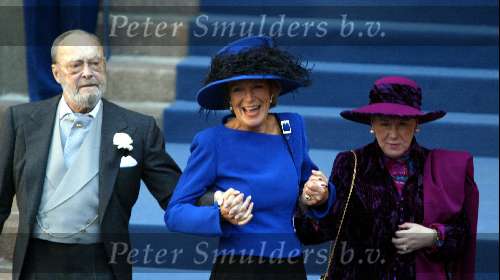 Amsterdam 2 februari 2002
Trouwen Prins Willem Alexander met Maxima
Prins Bernhard met Prinses Christina en Prinses Irene