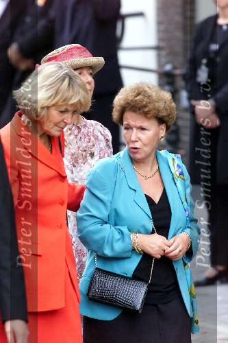 Utrecht 6 juli 2000
Prins Bernhard Jr en Annette Sekreve trouwen voor de wet in Utrecht.
Prinses Irene en Prinses Christina
