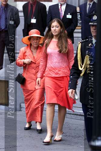 Utrecht 8 juli 2000
Trouwen  Prins Bernhard Jr en Annette Sekreve in domtoren in Utrecht.
Prinses Juliana en Prinses Christina