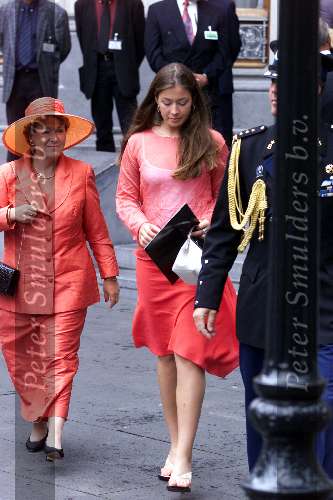 Utrecht 8 juli 2000
Trouwen  Prins Bernhard Jr en Annette Sekreve in domtoren in Utrecht.
Prinses Juliana en Prinses Christina