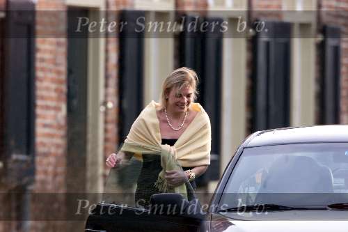 de Geest 10 februari 2001
Trouwen Hugo en Marleen Loudon op kasteel Middachten.
Prinses Laurentien Brinkhorst