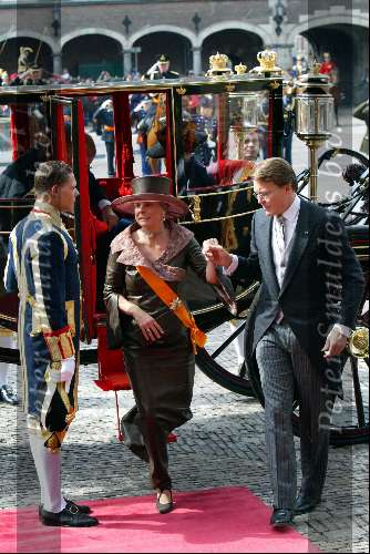 Den Haag16 september 2003
Prinsjes dag 2003. 
Prinses Laurentien Prins Constantijn