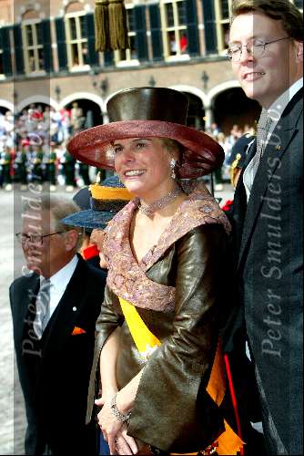 Den Haag16 september 2003
Prinsjes dag 2003. 
Prinses Laurentien Prins Constantijn en Pieter v Vollenhoven
