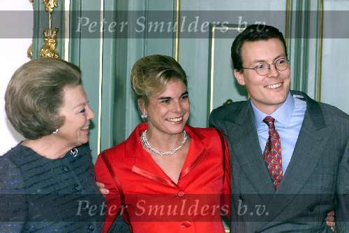 Den Haag 16 december 2000
Verloving van Prins Constantijn en Prinses Laurentien Brinkhorst en Koningin Beatrix