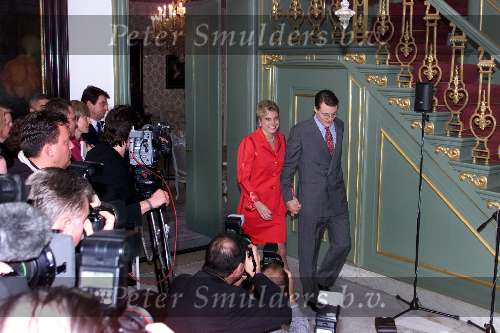 Den Haag 16 december 2000
Verloving van Prins Constantijn en Prinses Laurentien Brinkhorst.