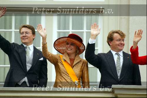 Den Haag 17 september 2002
Prinsjesdag 
Prins Friso, Prins Constantijn en Prinses Laurentien