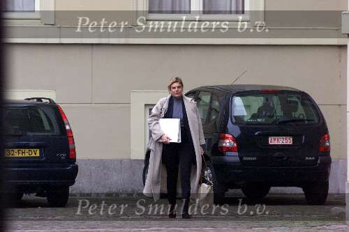 Den Haag 31 januari 2001
Prinses Laurentien Brinkhorst bij Paleis Noordeinde