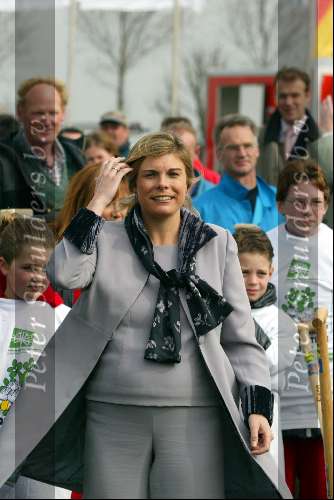 Hoofddorp 20 maart 2002
Prinses Laurentien bij de Nationale boomplantdag.