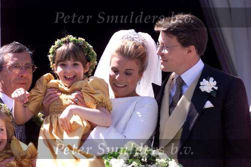 Den Haag 19 mei 2001
Prinses Laurentien Brinkhorst en Prins Constantijn trouwen voor de kerk.
Laurens Jan Brinkhorst