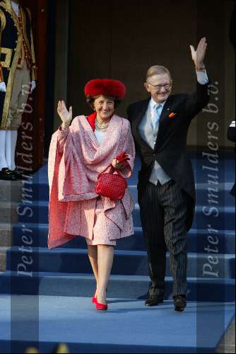 Amsterdam 2 februari 2002
Trouwen Prins Willem Alexander met Maxima
Prinses Margriet met Pieter v Vollenhoven