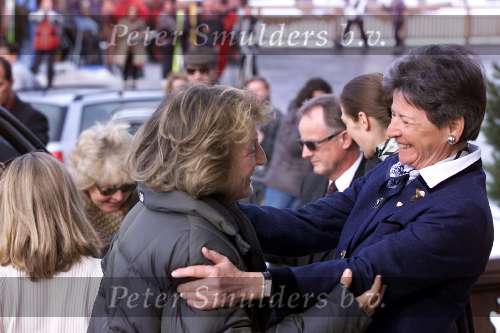 lech 6 februari 2001
Koningin Beatrix op vakantie in Lech samen met prinses Margriet.