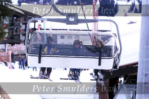 Lech 7 februari 2001
Koningin Beatrix op skivakantie met prinses Margriet.