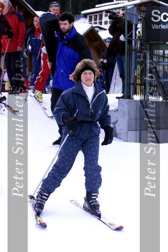 Lech 7 februari 2001
Prinses Margriet op skievakantie