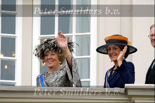 Den Haag16 september 2003
Prinsjes dag 2003.
Pieter v Vollenhoven en Prinses Margriet en Koningin Beatrix