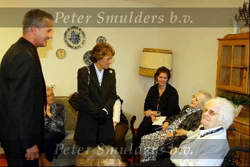 Amsterdam 18 november 2002
Prinses Margriet opent bejaardentehuis in Amsterdam.