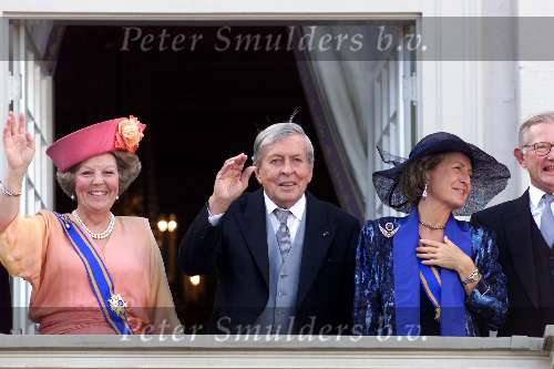 Prinsjesdag 21 September 1999 DEN HAAG
Koningin Beatrix, Prinses Margriet, Pieter v Vollenhoven en Prins Claus