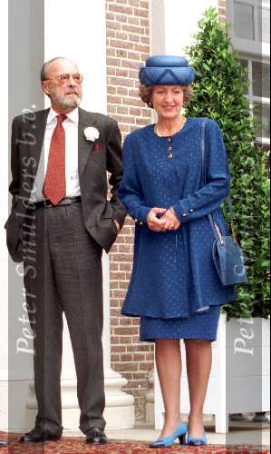 Apeldoorn 29 mei 1998
Prins Bernhard met zijn dochter Prinses Margriet