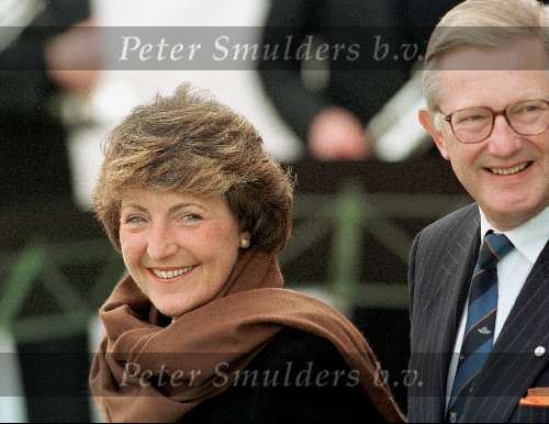 Amsterdam, 31 januari 1998
Prinses Margriet met haar man Pieter v Vollenhoven bij het feest van Koningin Beatrix tgv haar 60e verjaardag.
