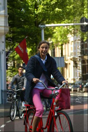 Amsterdam 1 juni 2002
Prinses Marilene op fiets