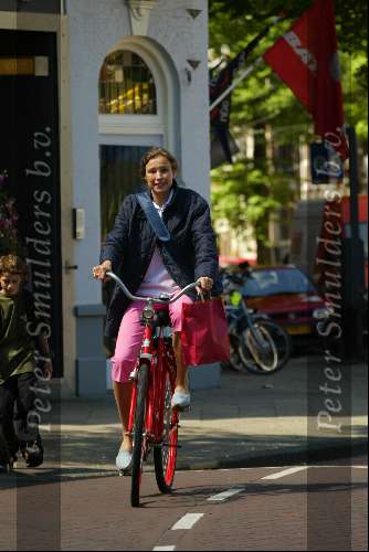 Amsterdam 1 juni 2002
Prinses Marilene op fiets