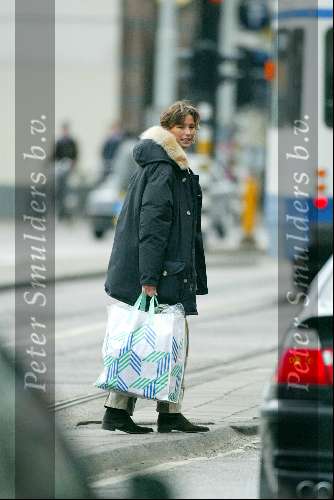 Amsterdam 8 maart 2003
Prinses Marilene boodschappen doen bij AH