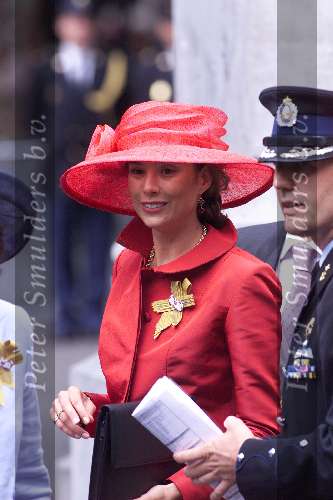 Utrecht 8 juli 2000
Trouwen  Prins Bernhard Jr en Annette Sekreve in domtoren in Utrecht.
Prinses Marilene
