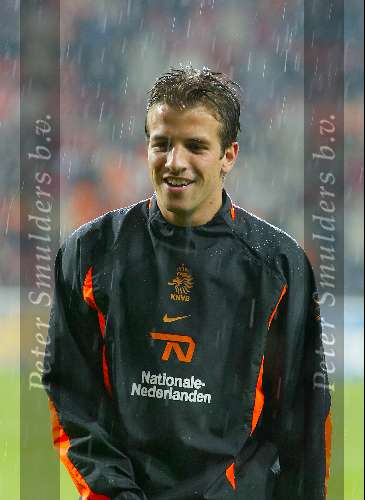 Amsterdam 4 Februari 2003
Rafael v d Vaart in het trainingsjack van het nederlands elftal