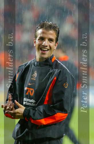 Amsterdam 4 Februari 2003
Rafael v d Vaart in het trainingsjack van het nederlands elftal